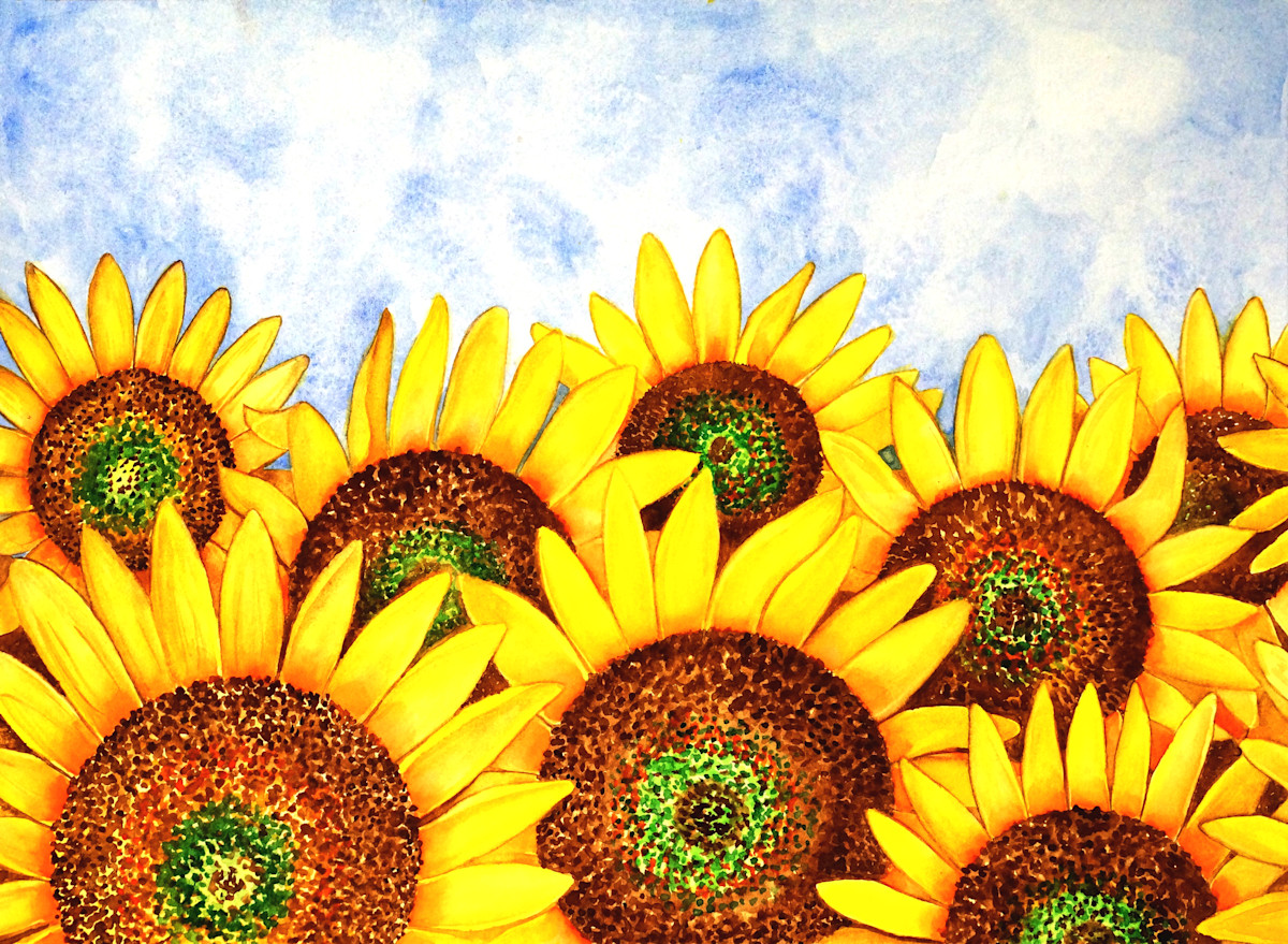 Sunflowers by Debbie  Brooks 