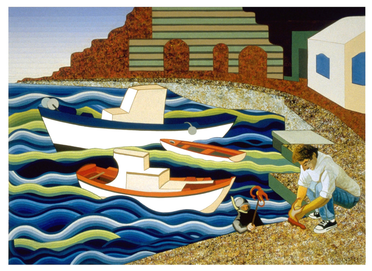Greece Dinner by Lisa Aksen, Image 1.