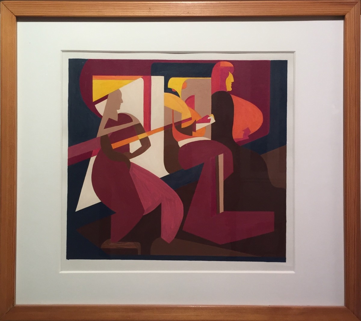 People on Train  by Lisa Aksen 