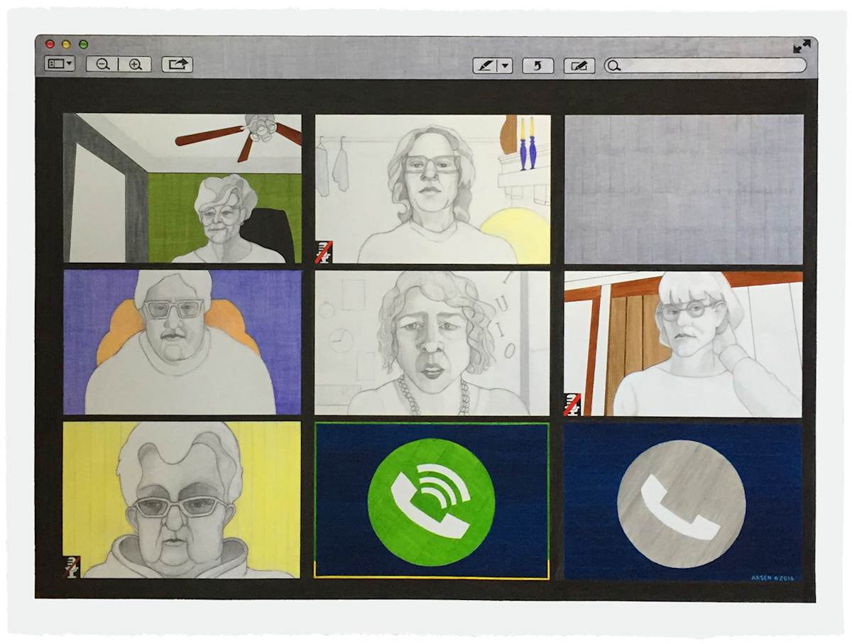 Conference Call Web by Lisa Aksen, Image 1.