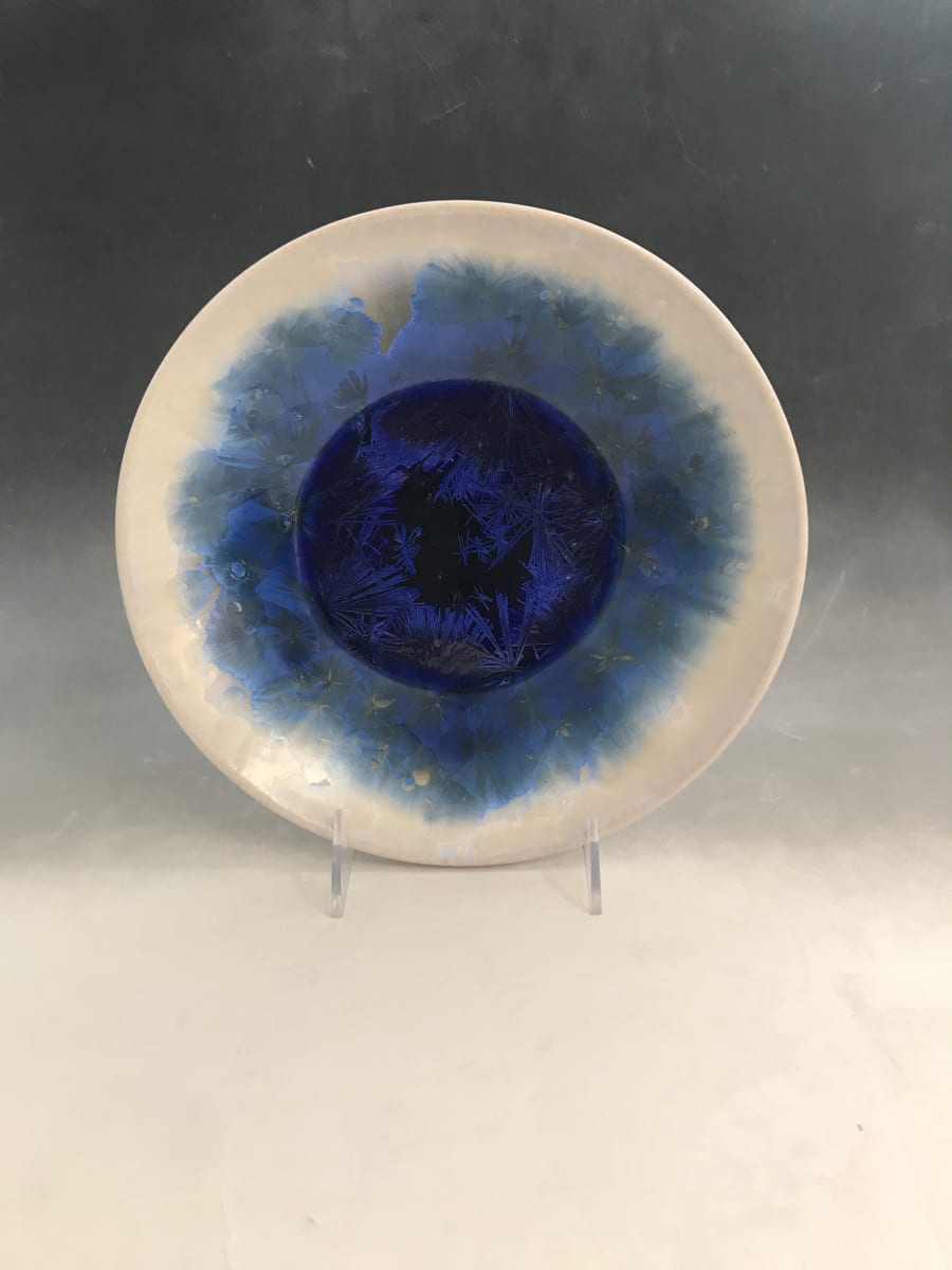 Medium Blue With White Bowl 