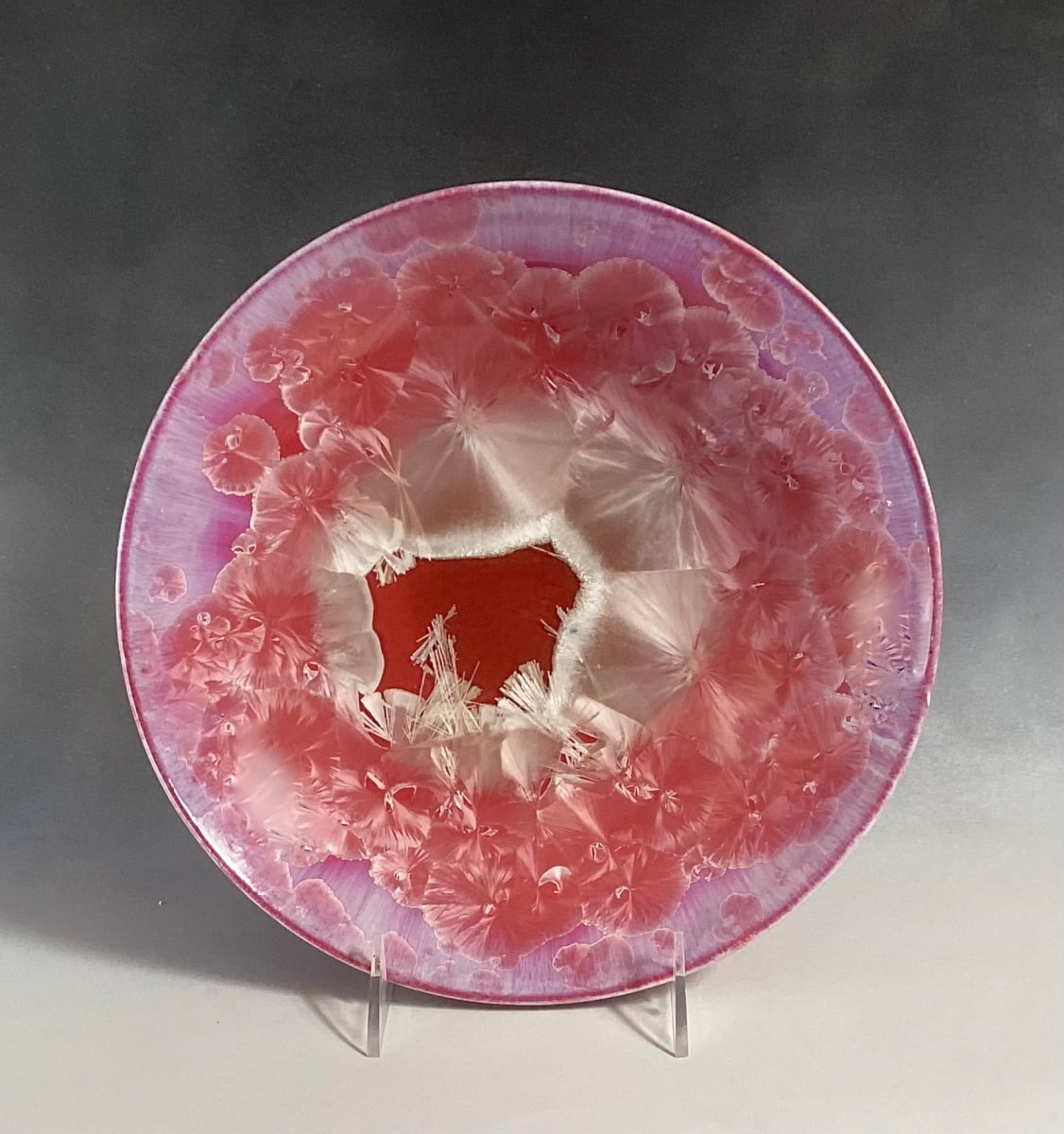 Medium Pink Plate by Nichole Vikdal 