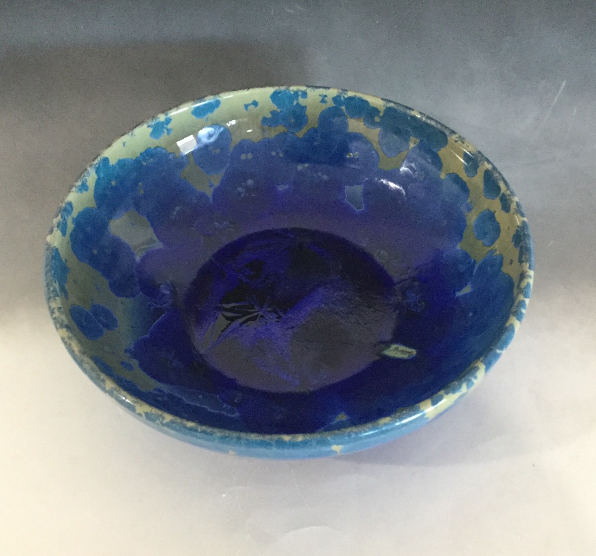 Large Blue Bowl by Nichole Vikdal 