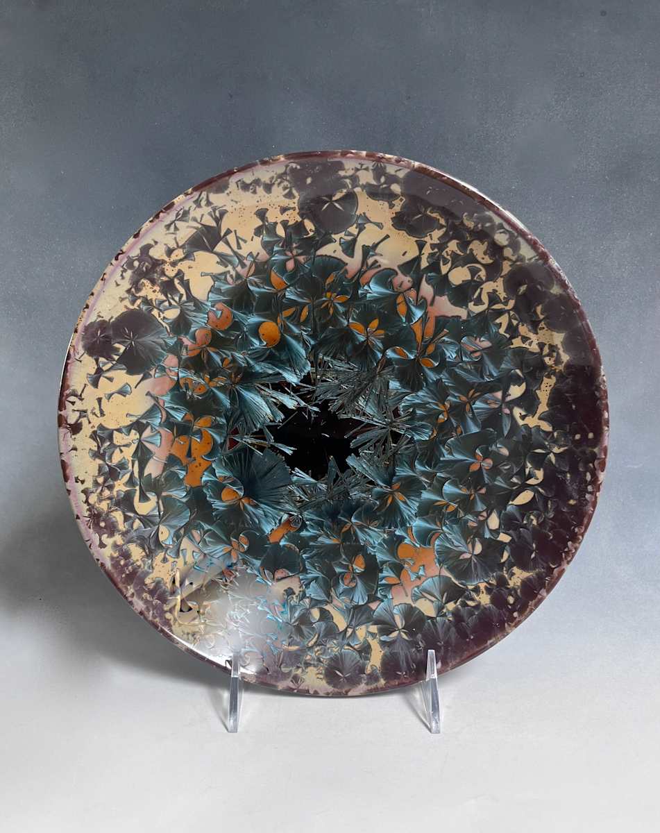 Medium Sunset Plate by Nichole Vikdal, Image 2.