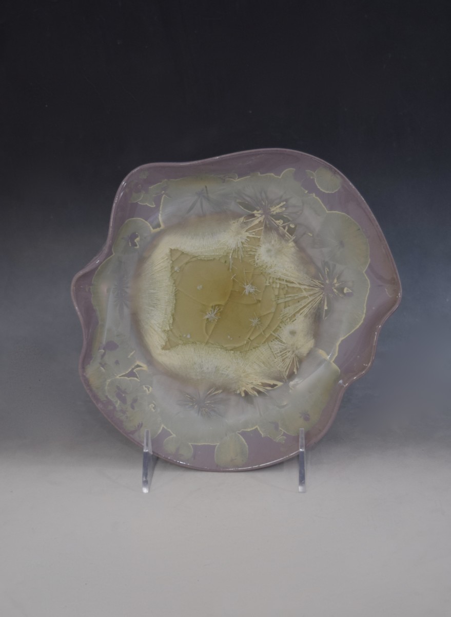 Lavender Sculpture Plate by Nichole Vikdal 