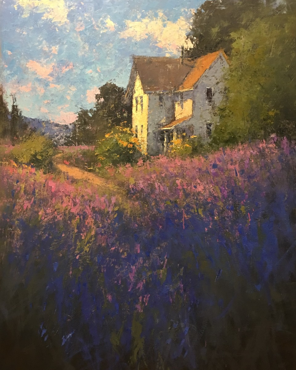 Lavender Path by Romona Youngquist 