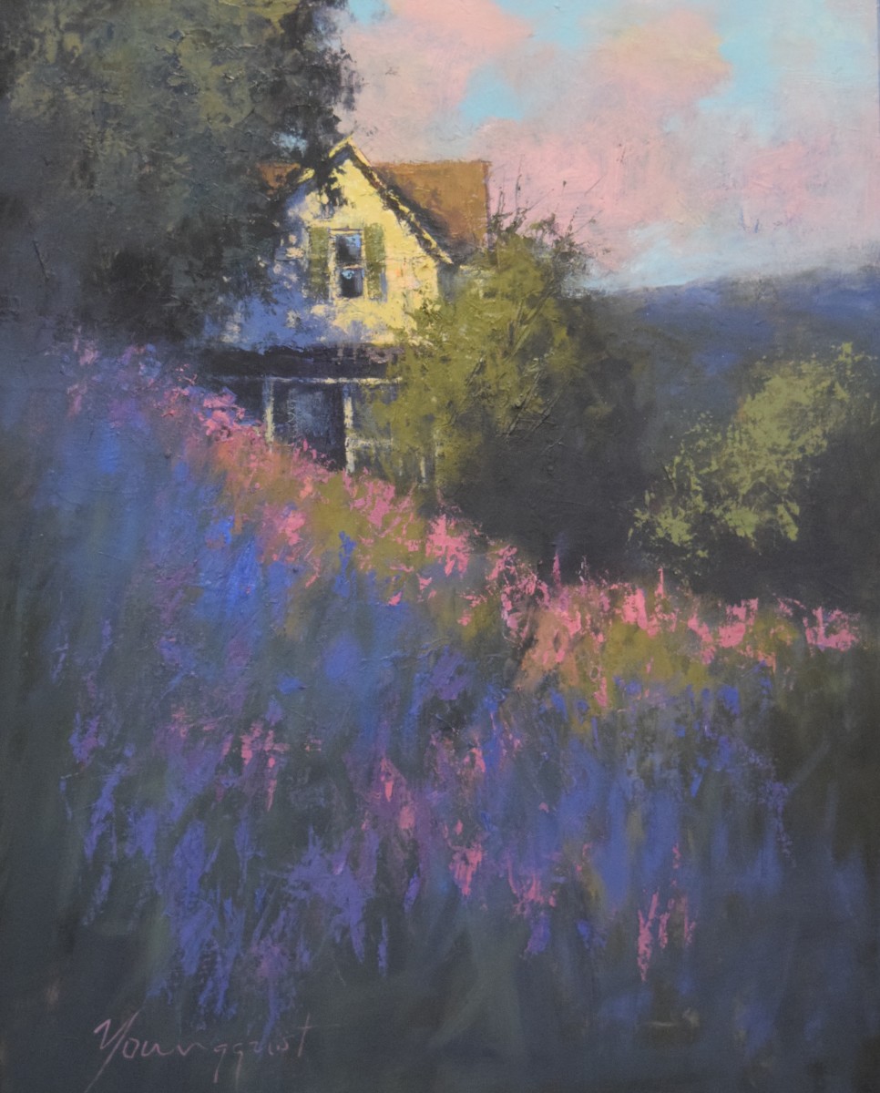 Hills of Lavender by Romona Youngquist 