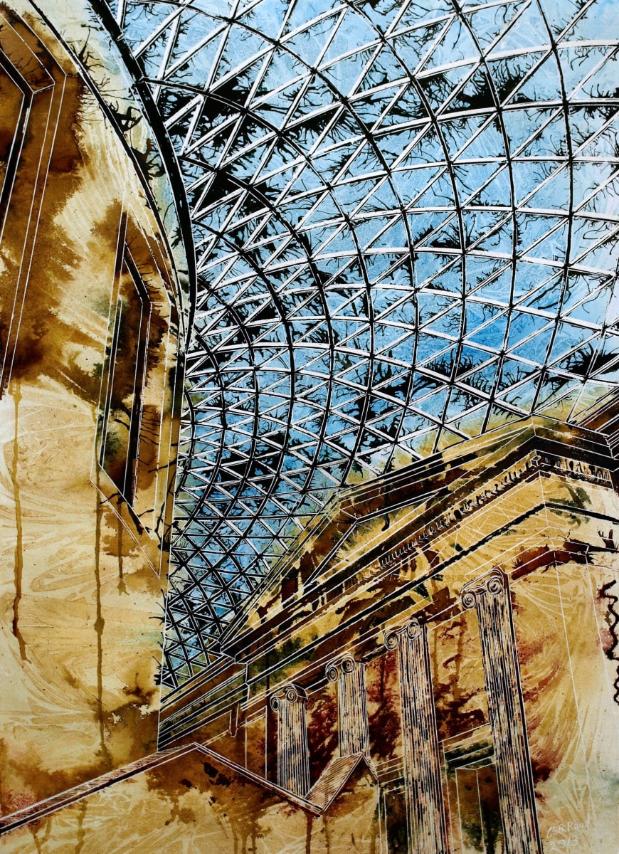 Roof of the British Museum (The) by Cathy Read, Image 1.