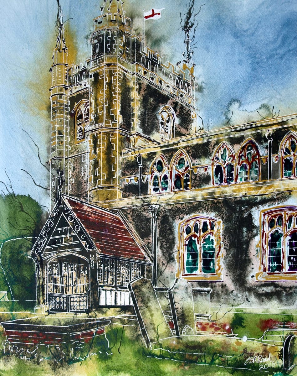 Beaconsfield Church by Cathy Read 