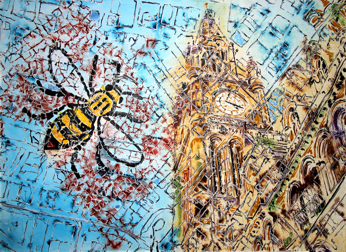 Manchester Map by Cathy Read 