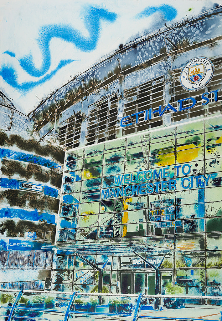 Manchester Blue by Cathy Read 