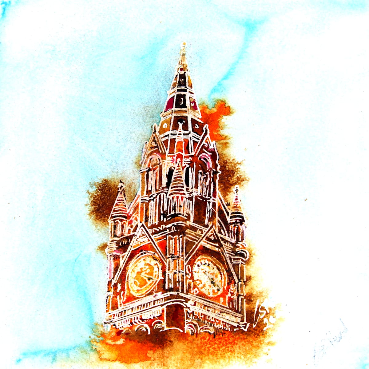 Manchester Town Hall Mini by Cathy Read 