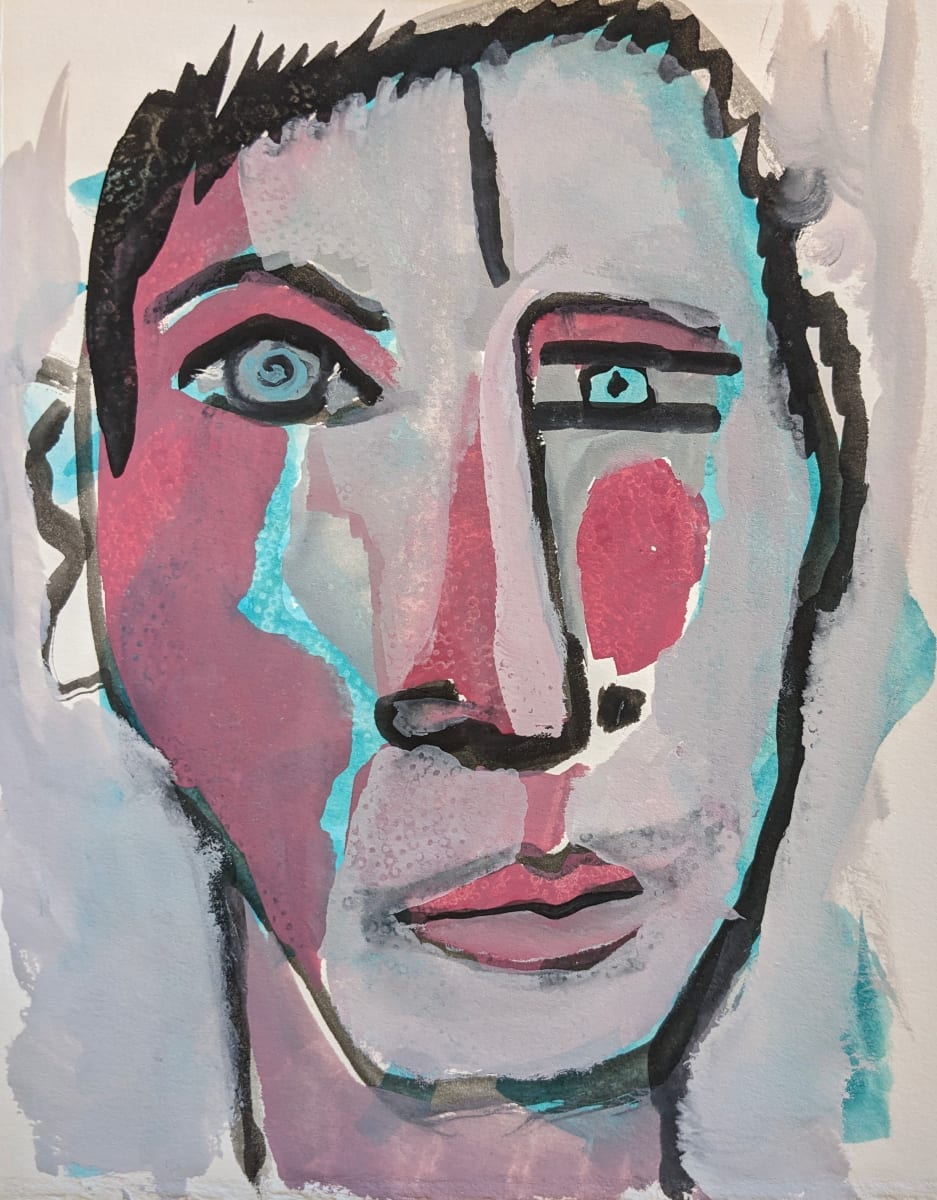 Face Study #6 by John F. Marok  Image: 275$ Cdn.