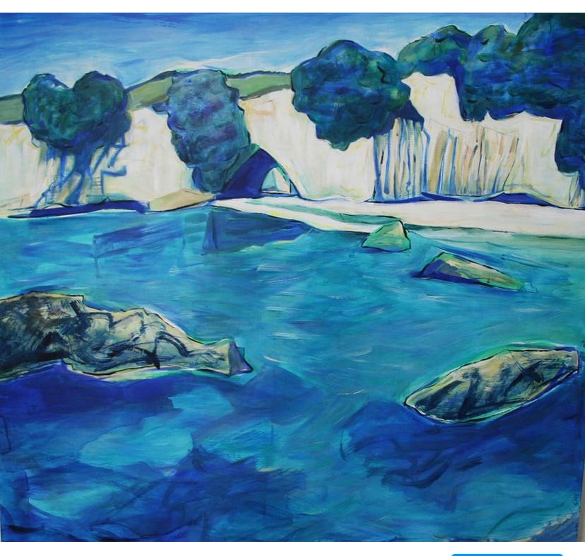 Cathedral Cove by Stella Clark 