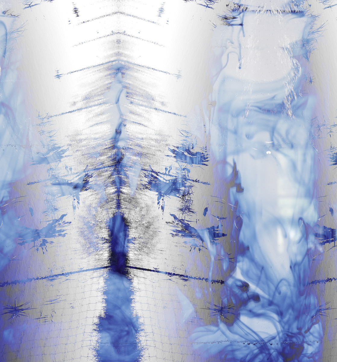 Blue Floaters by Carol Paquet 