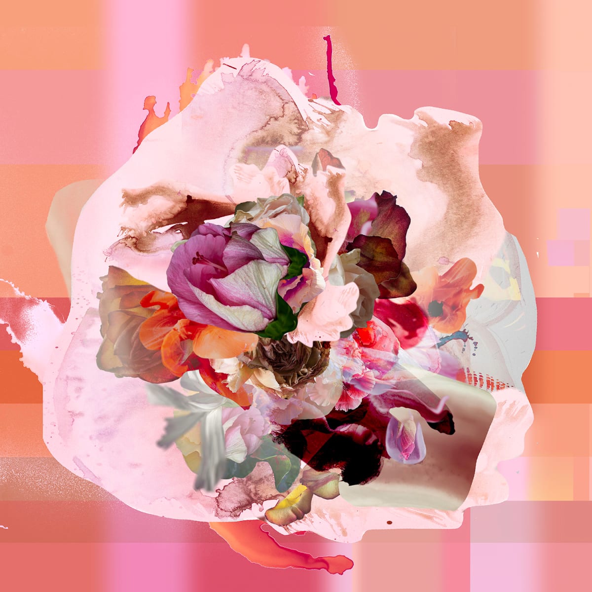 Posy with plaid No. 5 