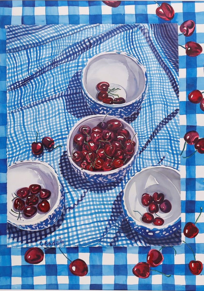 Life's a bowl of Cherries by cathy earle 