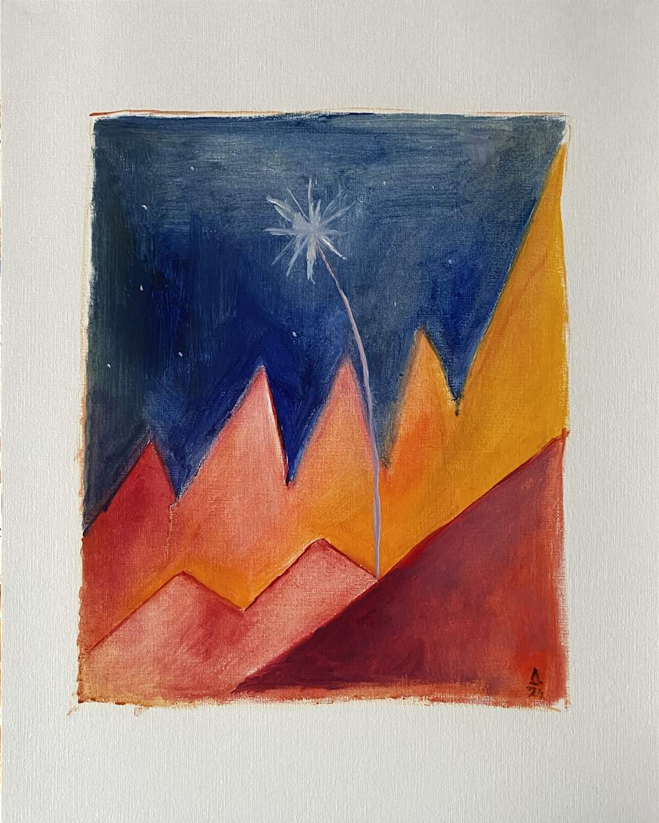 Night palm tree by Siméon Artamonov, Image 2.