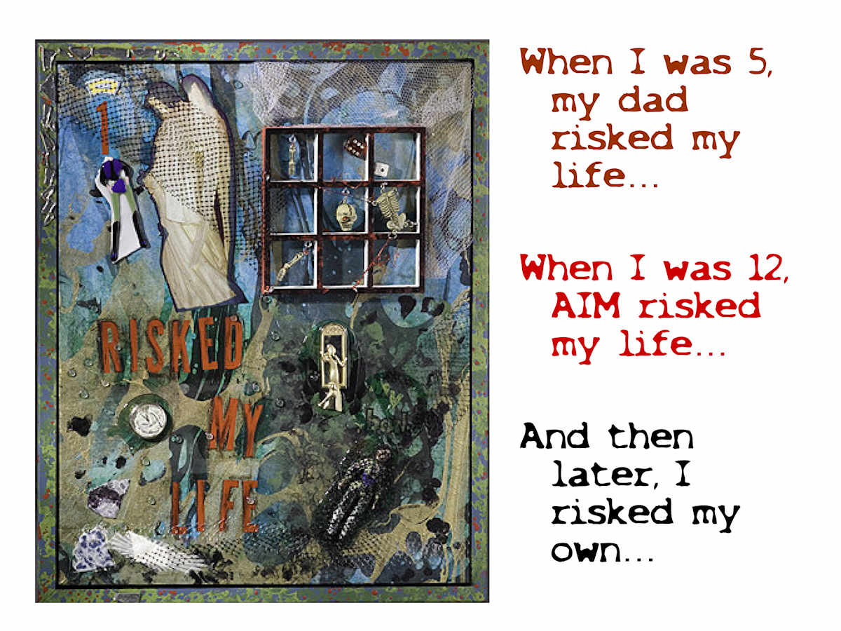 Risked My Life (slide 3) by Adrienne Fritze, Image 1.