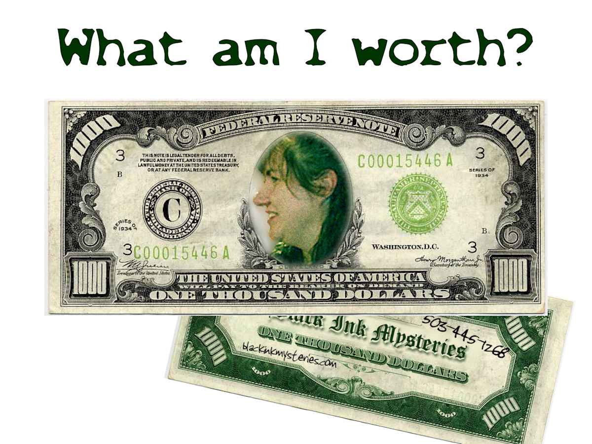 What am I worth? (slide 6) by Adrienne Fritze 