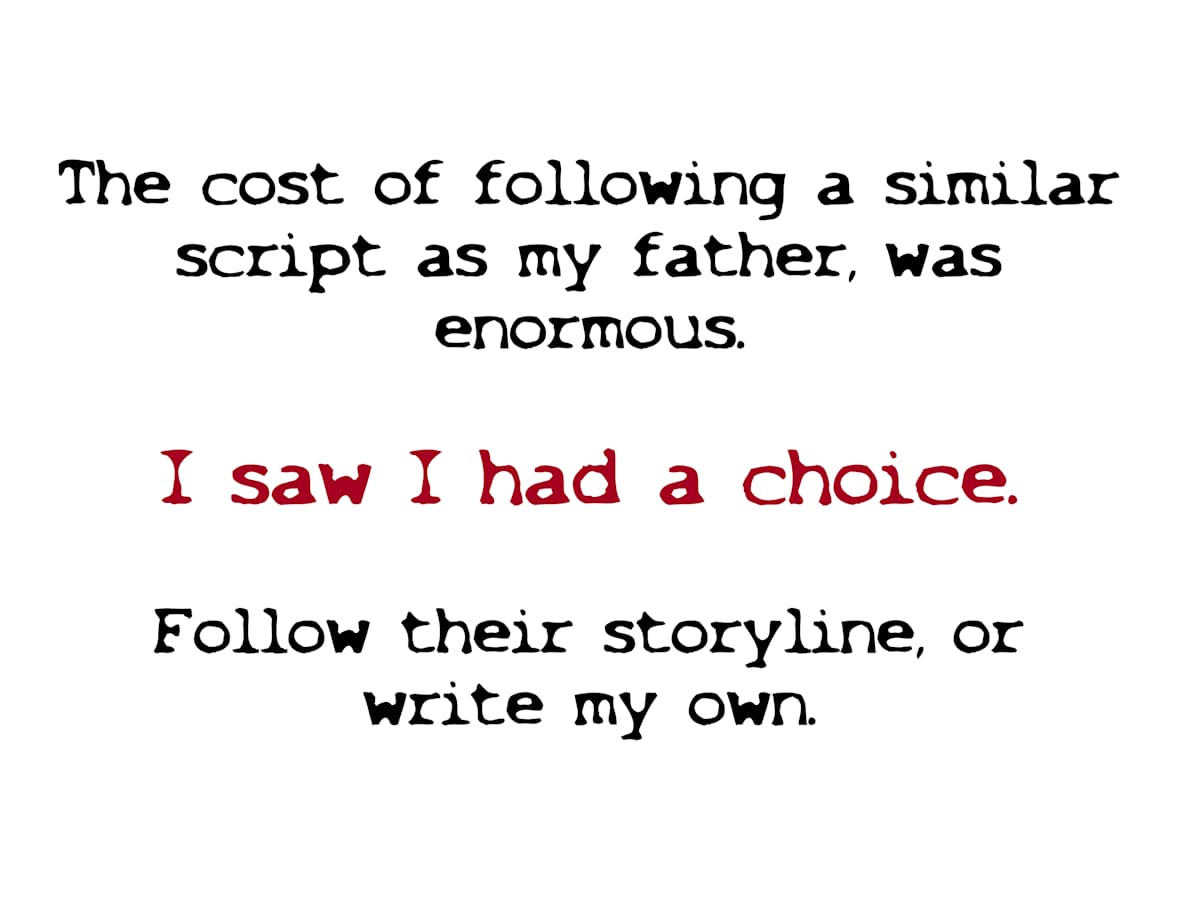 I Had a Choice! (slide 9) by Adrienne Fritze, Image 1.