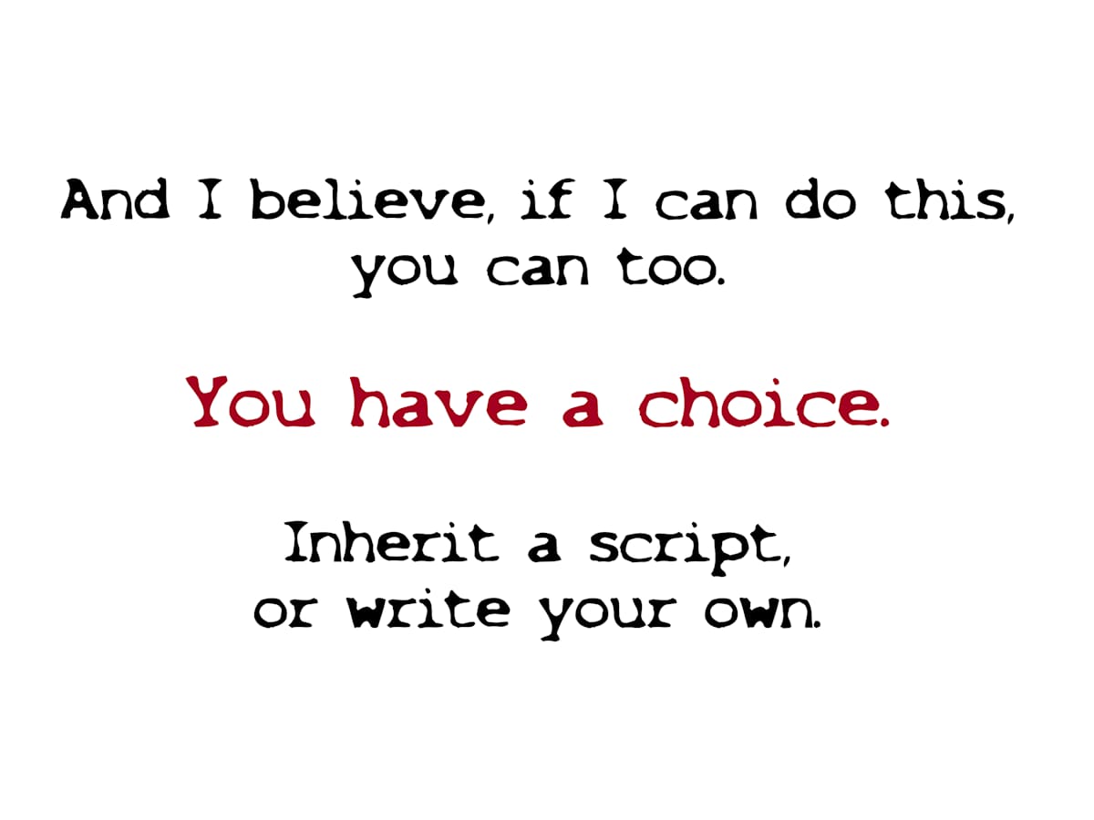 You Have Choice (slide 19) by Adrienne Fritze, Image 1.