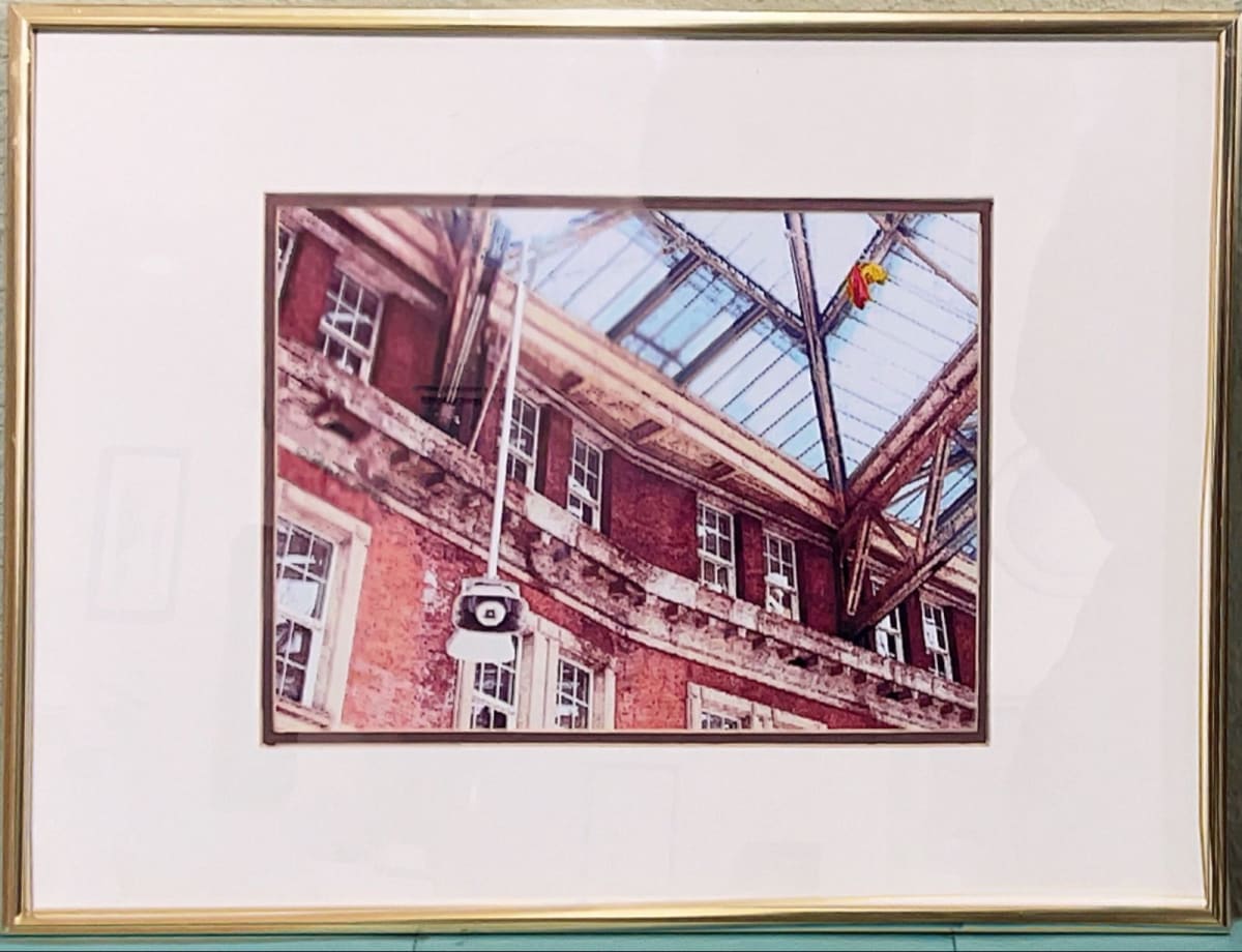 Deflated at Waterloo by Adrienne Fritze  Image: Part of A's England series exploring locales in Winchester and London England