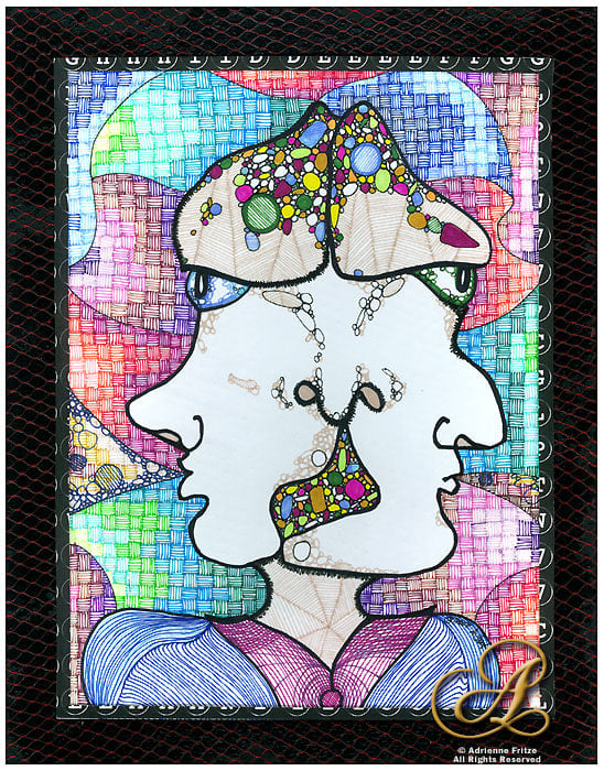 Conversations Between Us, II (archival print) by Adrienne Fritze 