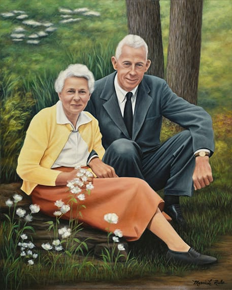Lois & Bill W by Marci Rule  Image: Lois & Bill W, co-founders of Al-Anon & AA
