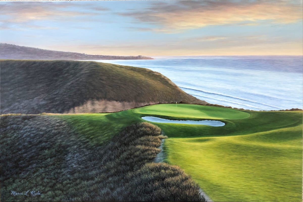 Torrey Pines #3, South Course - canvas giclee by Marci Rule 