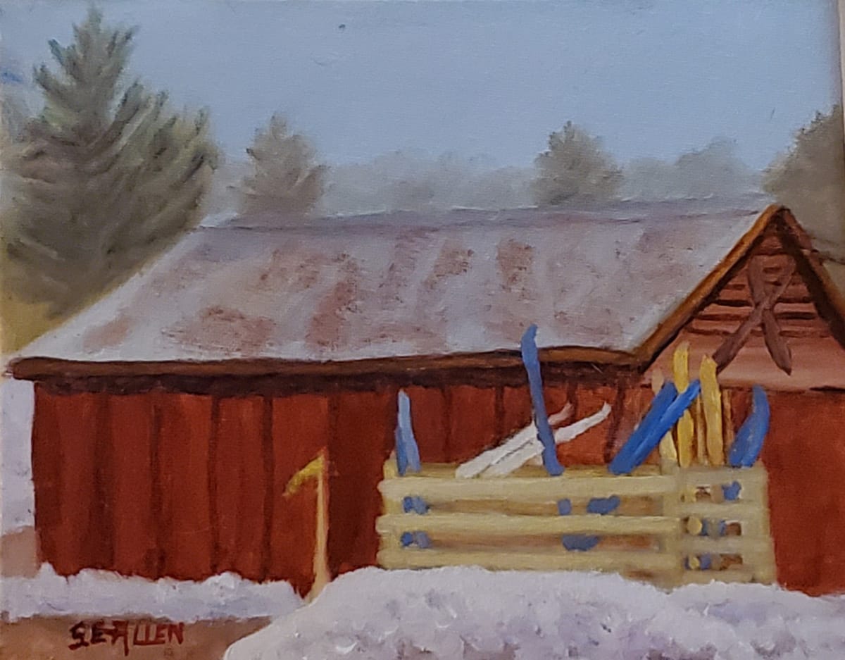 Bartlett Ski Barn by Sharon Allen 