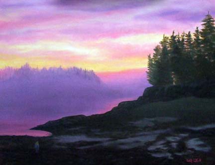 Mystical Sunset by Sharon Allen 