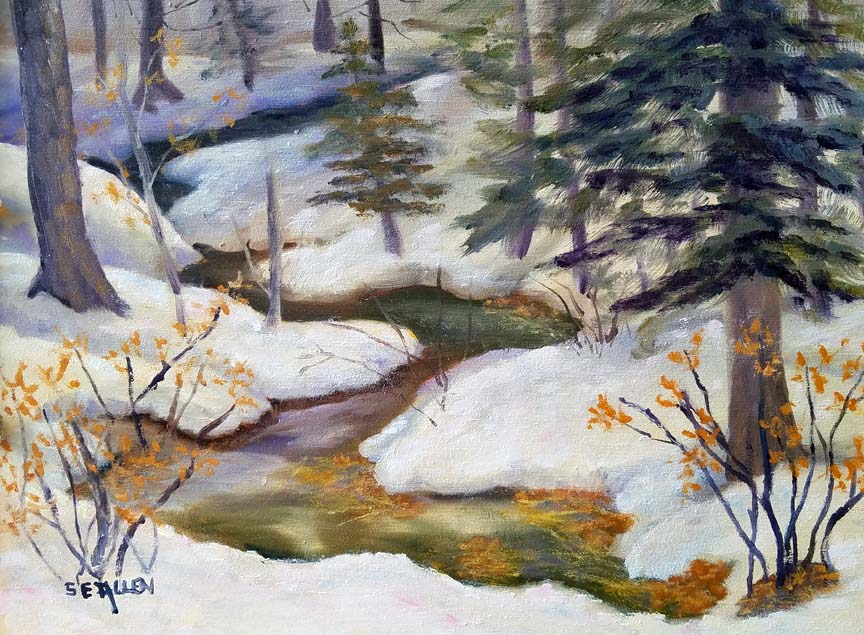 North Country Creek by Sharon Allen 