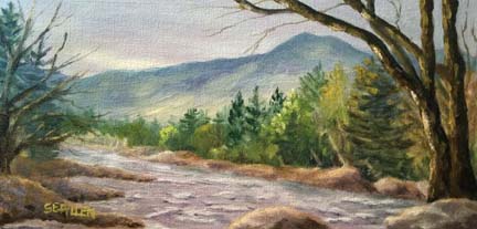 Late Afternoon on the Saco by Sharon Allen 