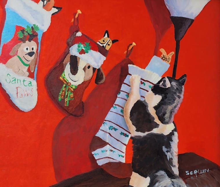 Santa Came! by Sharon Allen  Image: from photo by Alexandra Duffy Michel