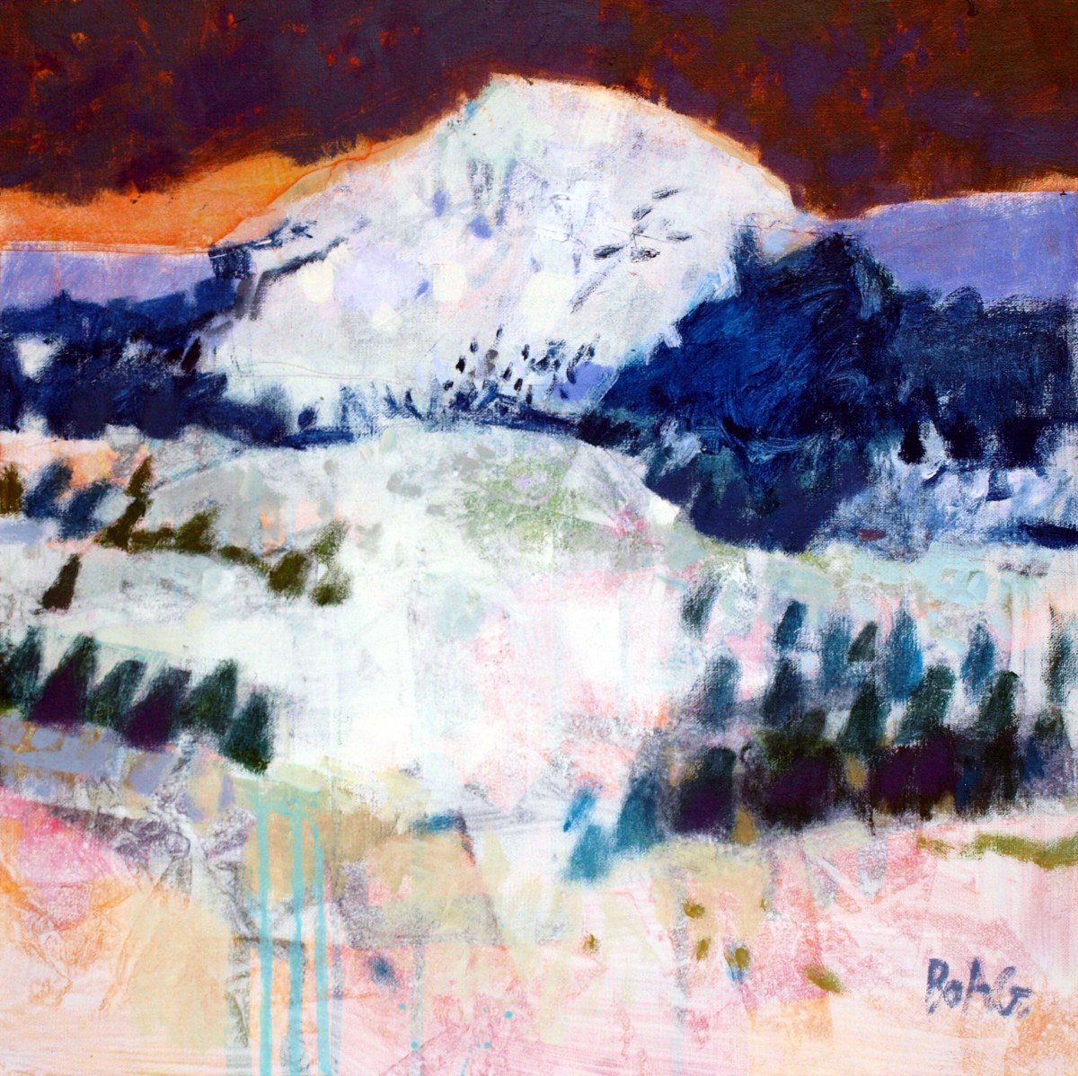 Winter, Angus hills by francis boag 