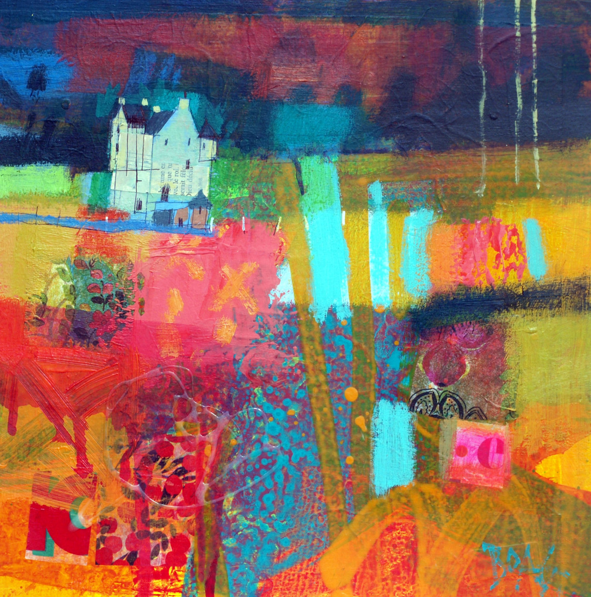 Pitfichie castle by francis boag 