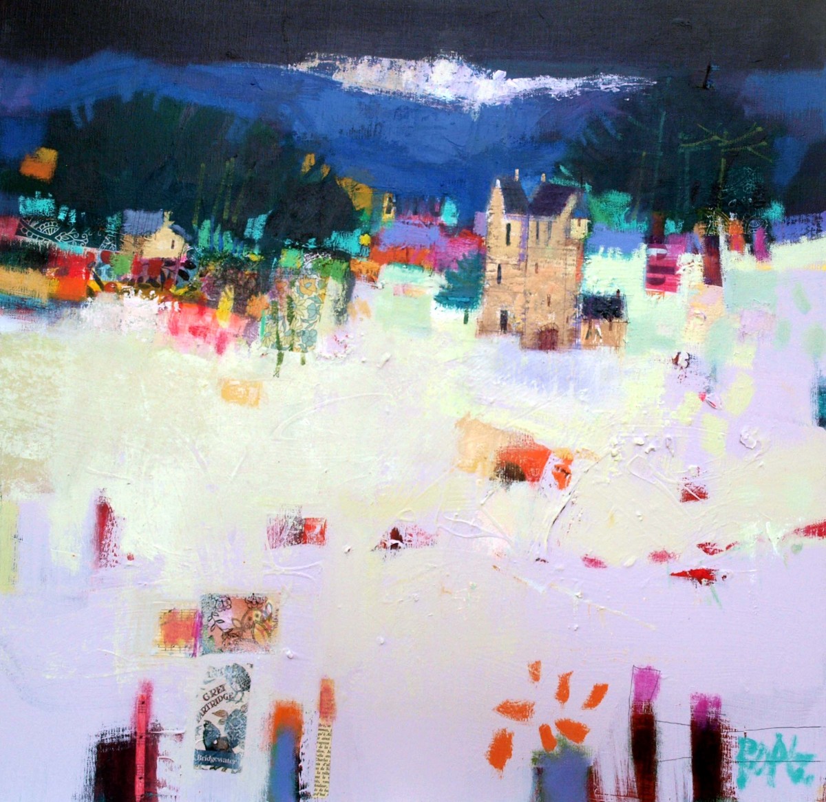 Winter dusk,Forter Castle, Glenisa by francis boag 