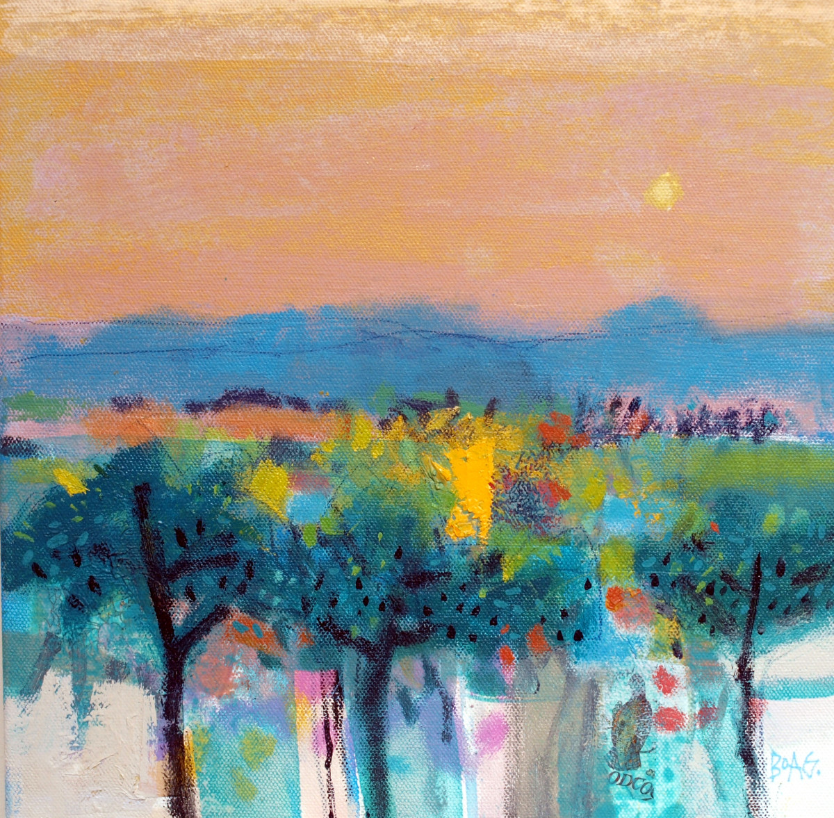 Olive Trees, Istan by francis boag 