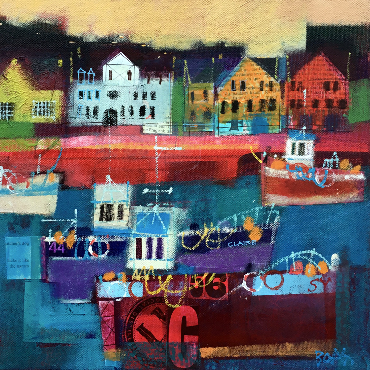 Harbourside Stornoway by francis boag 