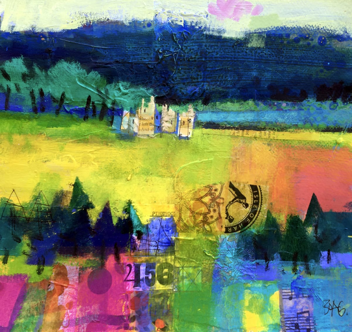 Kilchurn spring by francis boag 