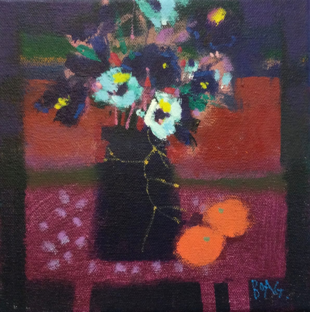 Pansies and Clementines by francis boag, Image 1.