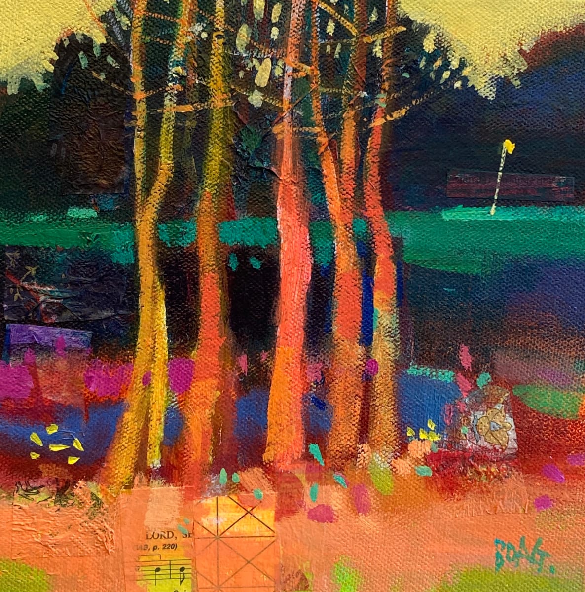 Ury trees and Green by francis boag, Image 2.