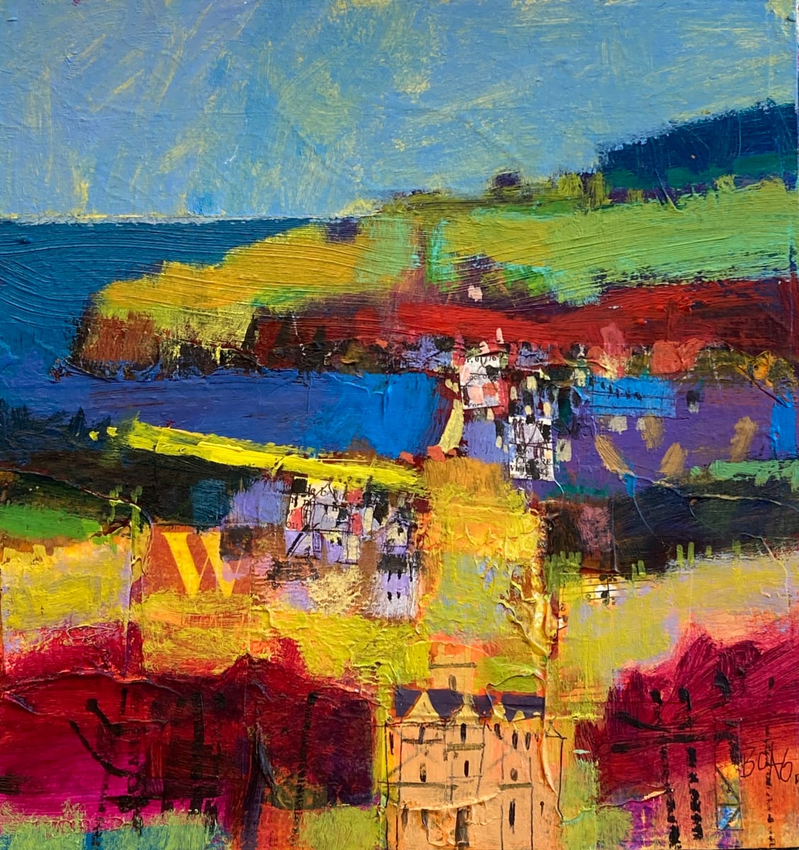 Stonehaven from Ury study1 by francis boag 