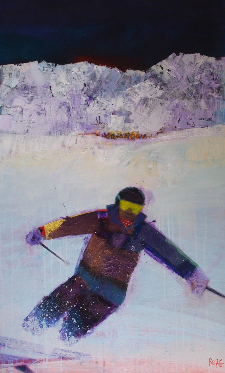 Big skier by francis boag 