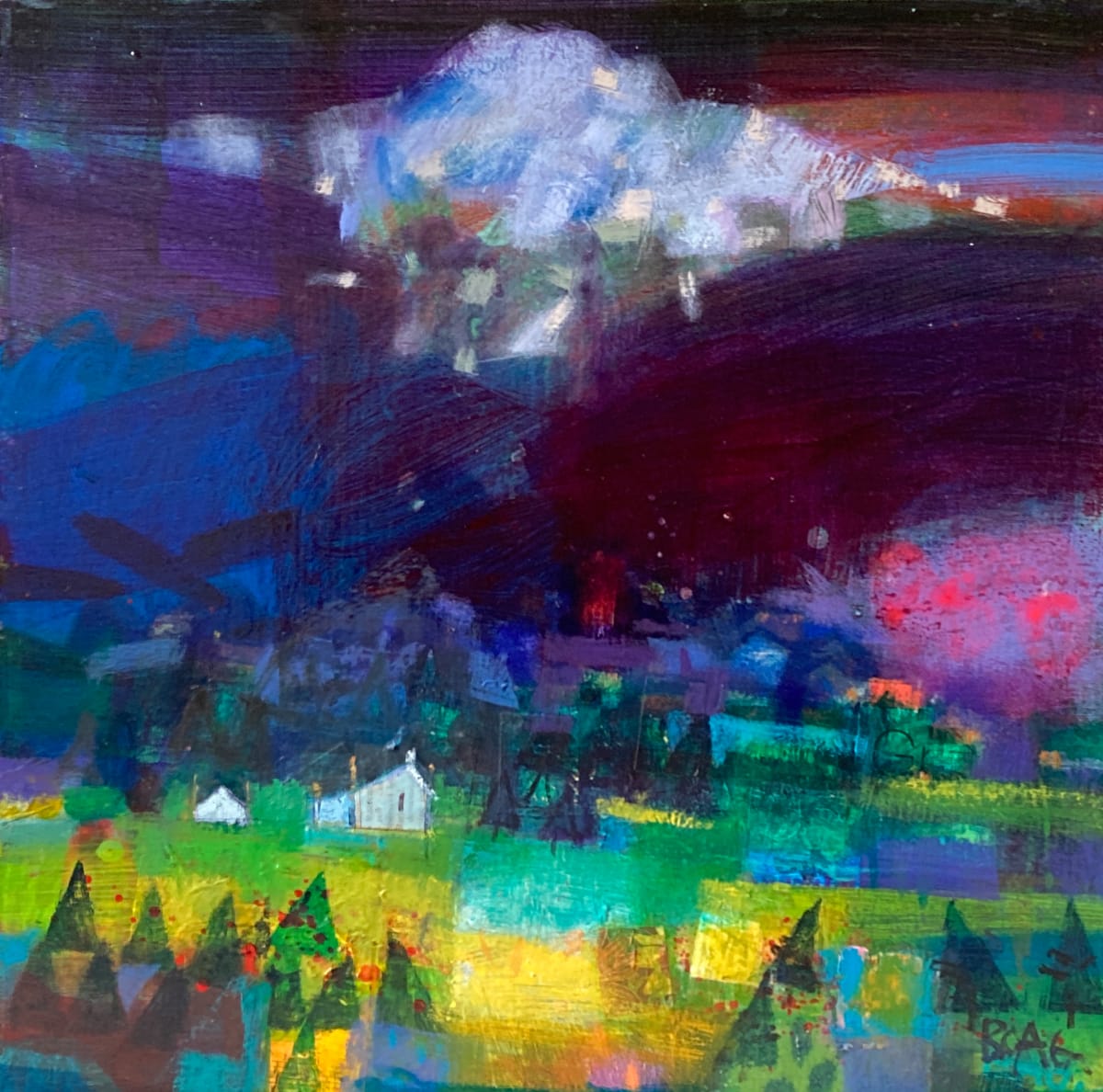 Black Rock cottage, Glencoe by francis boag 