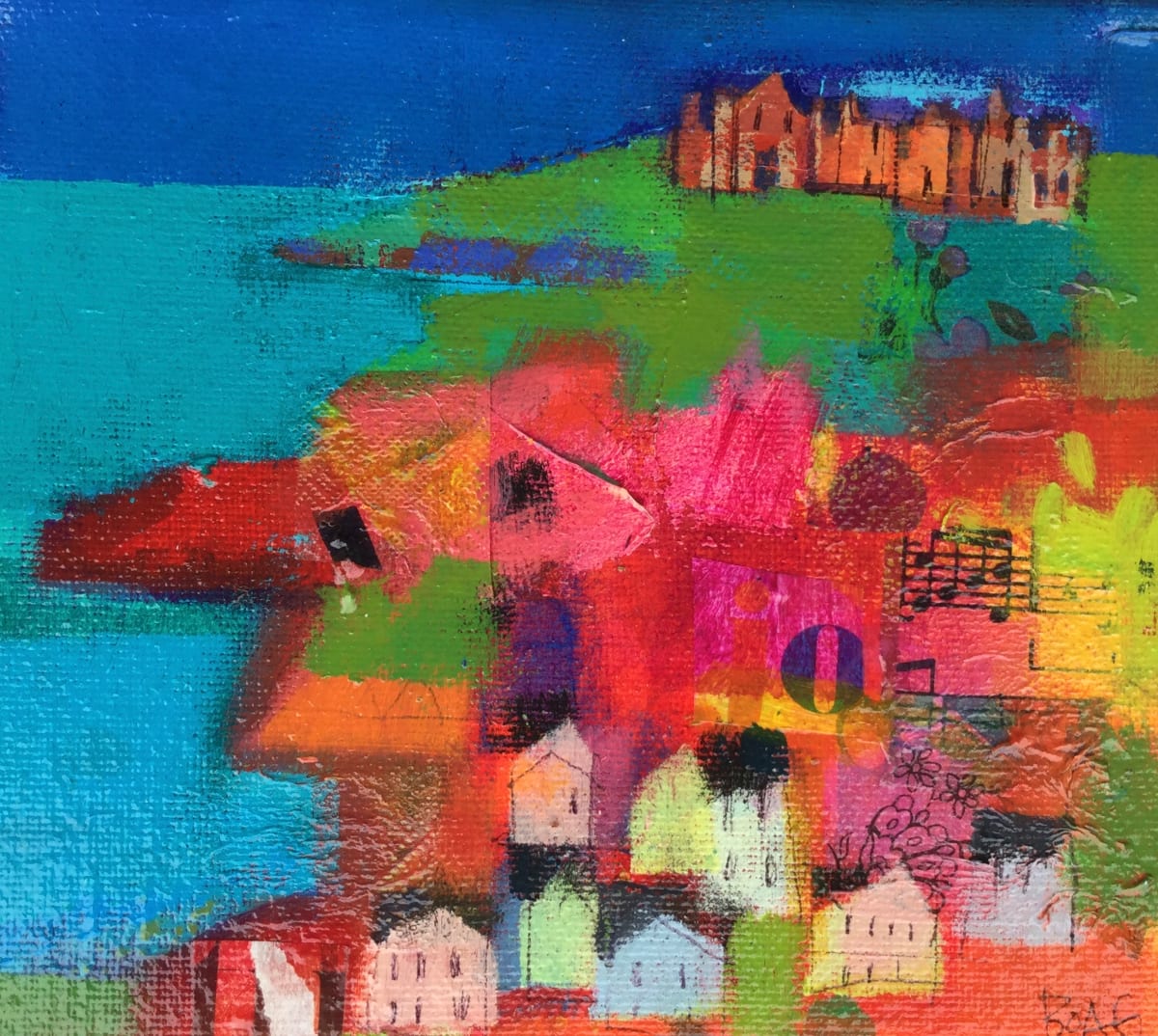Slains  Castle by francis boag 