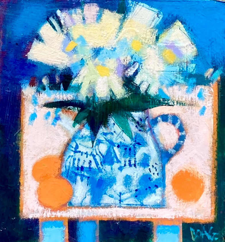 White Anenomes by francis boag 