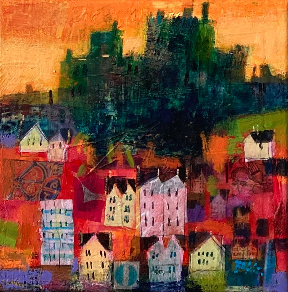 Edinburgh Castle evening by francis boag 
