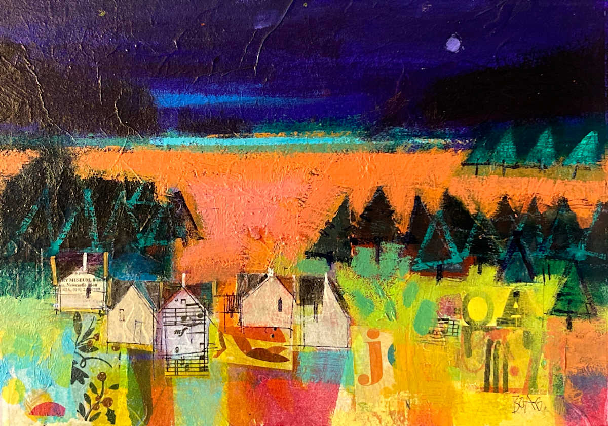 Pine View orange by francis boag 